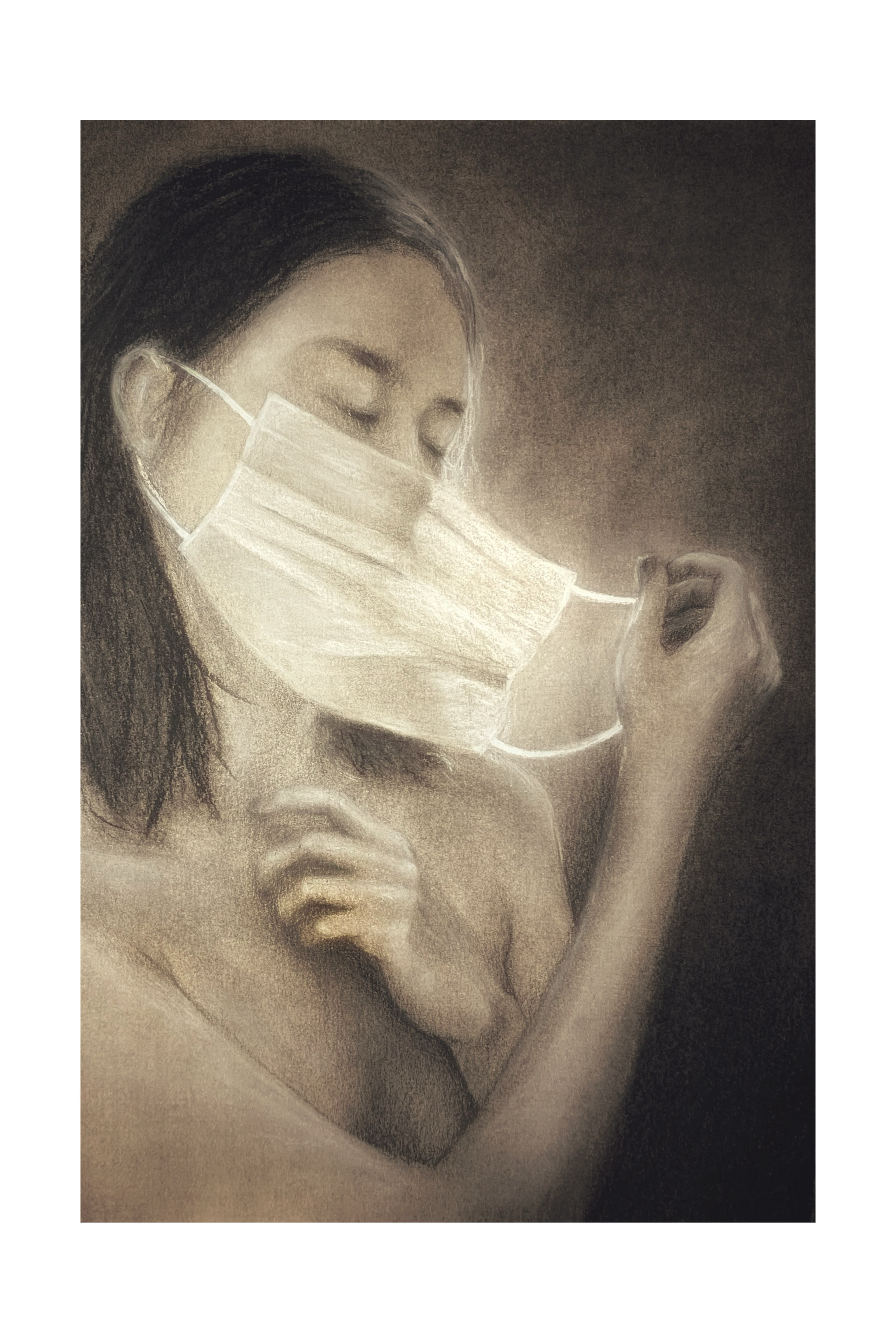 Sever, charcoal on BFK (detail)